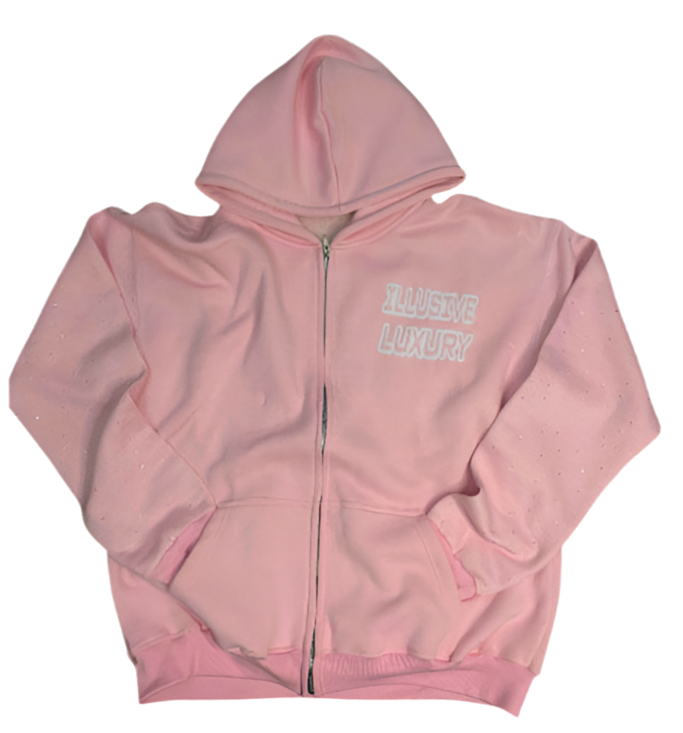 HYPNOSTAR HOODIE BABY PINK