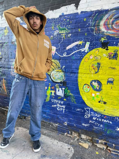 HYPNOSTAR HOODIE LIGHT BROWN