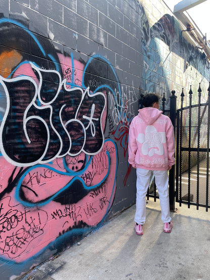 HYPNOSTAR HOODIE BABY PINK