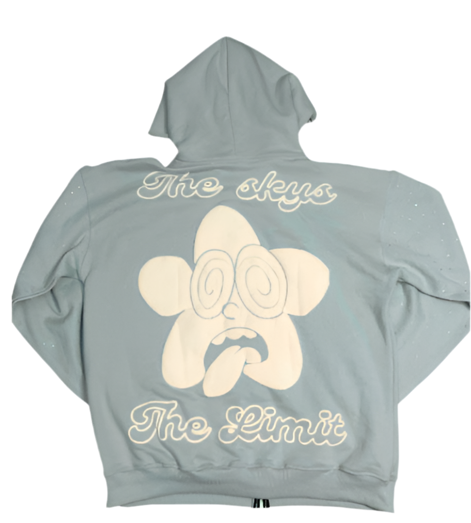 HYPNOSTAR HOODIE BABY BLUE