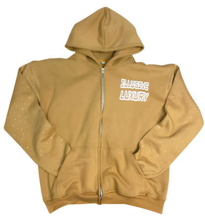HYPNOSTAR HOODIE LIGHT BROWN